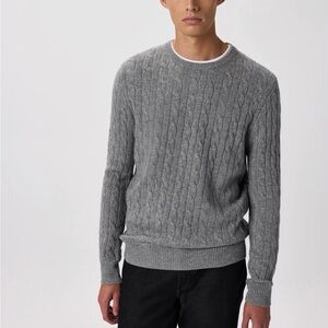 Men’s Club Room Luxury Cashmere Sweater in Gray